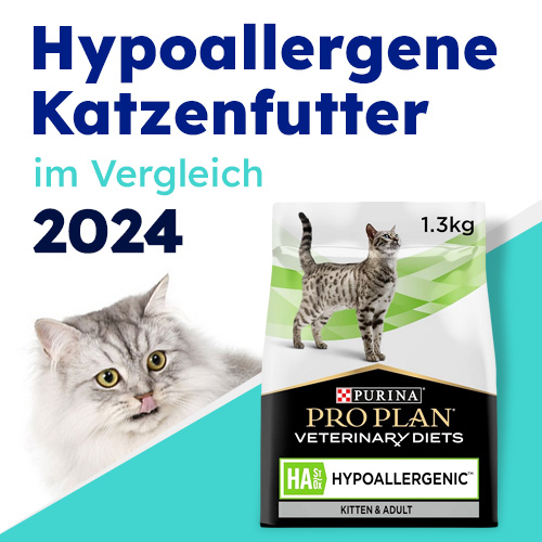 Hypoallergene Katzenfutter im Vergleich 2024
