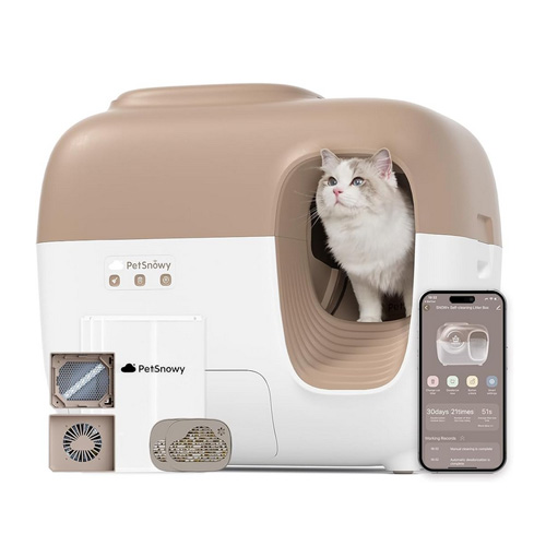 Selbstreinigende Katzentoilette PetSnowy Test