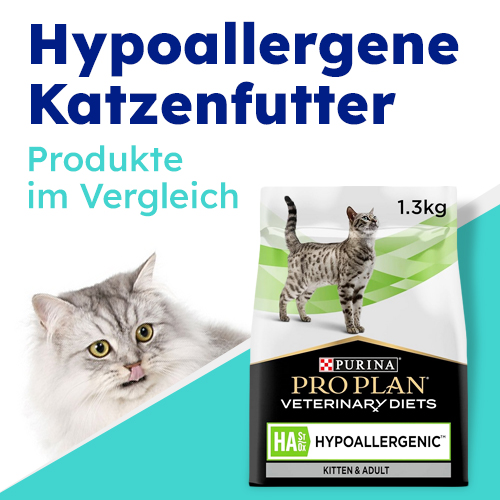 Hypoallergene Katzenfutter für Katzen mit Allergie - Produkte im Vergleich