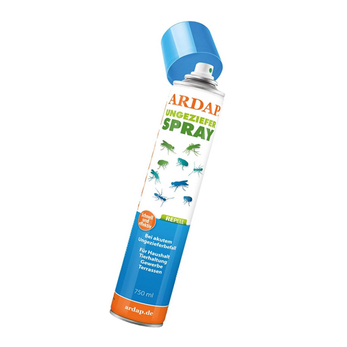 Ungezieferspray von ARDAP Test